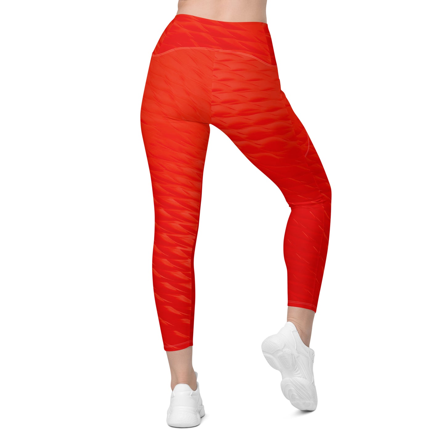 Leggings Orange Honeycomb
