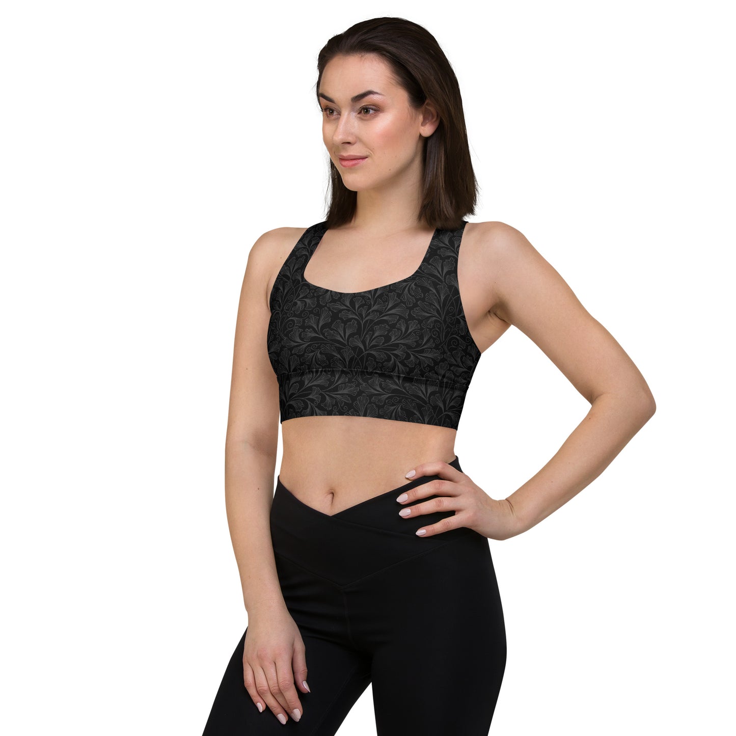 Sport Bra Floral Black