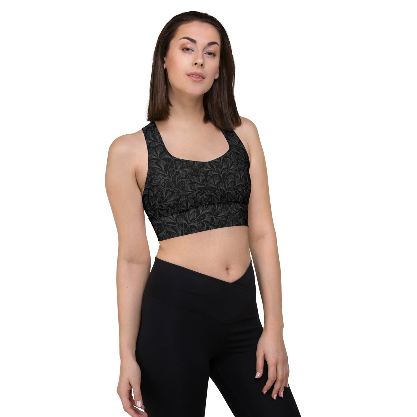 Sport Bra Floral Black
