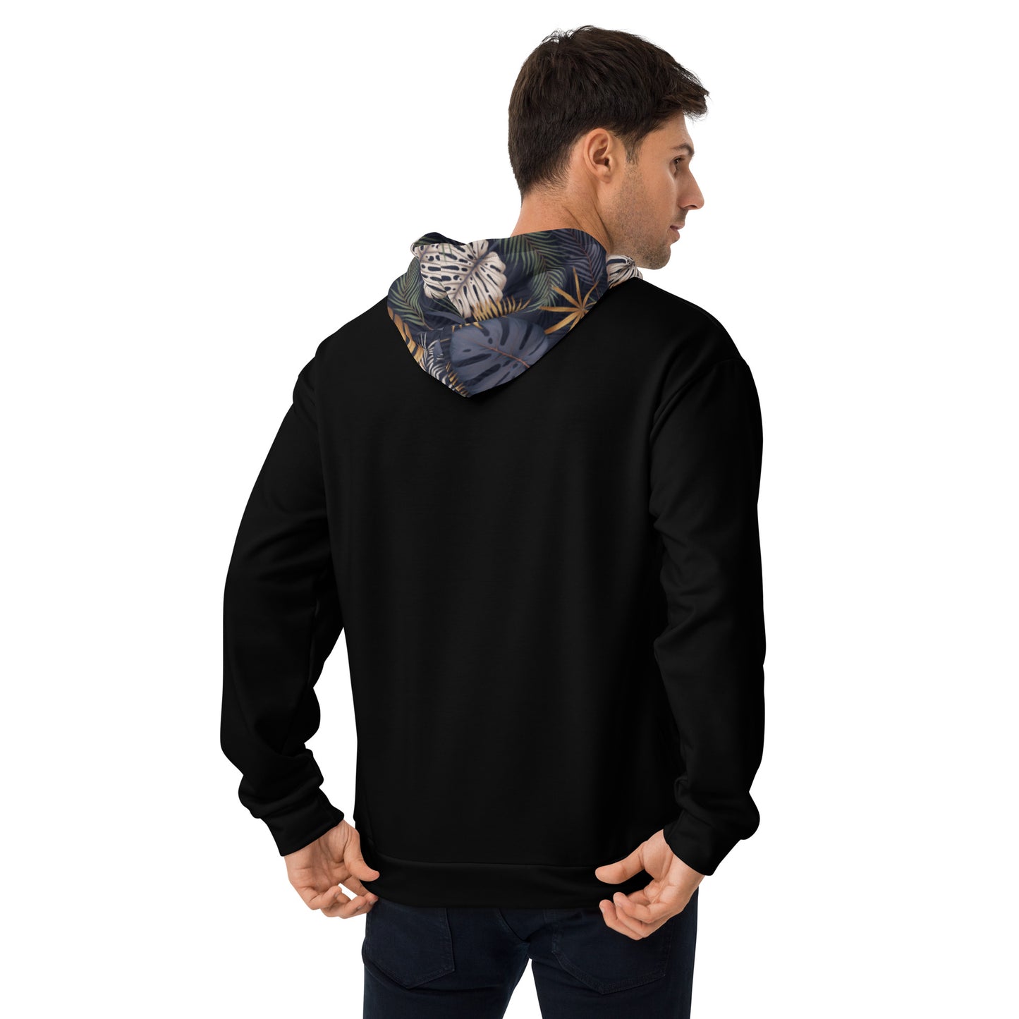 Hoodie Palm Black