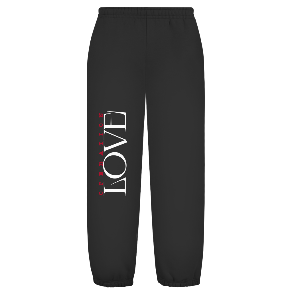 Oversize Sweatpants Operation Love Black