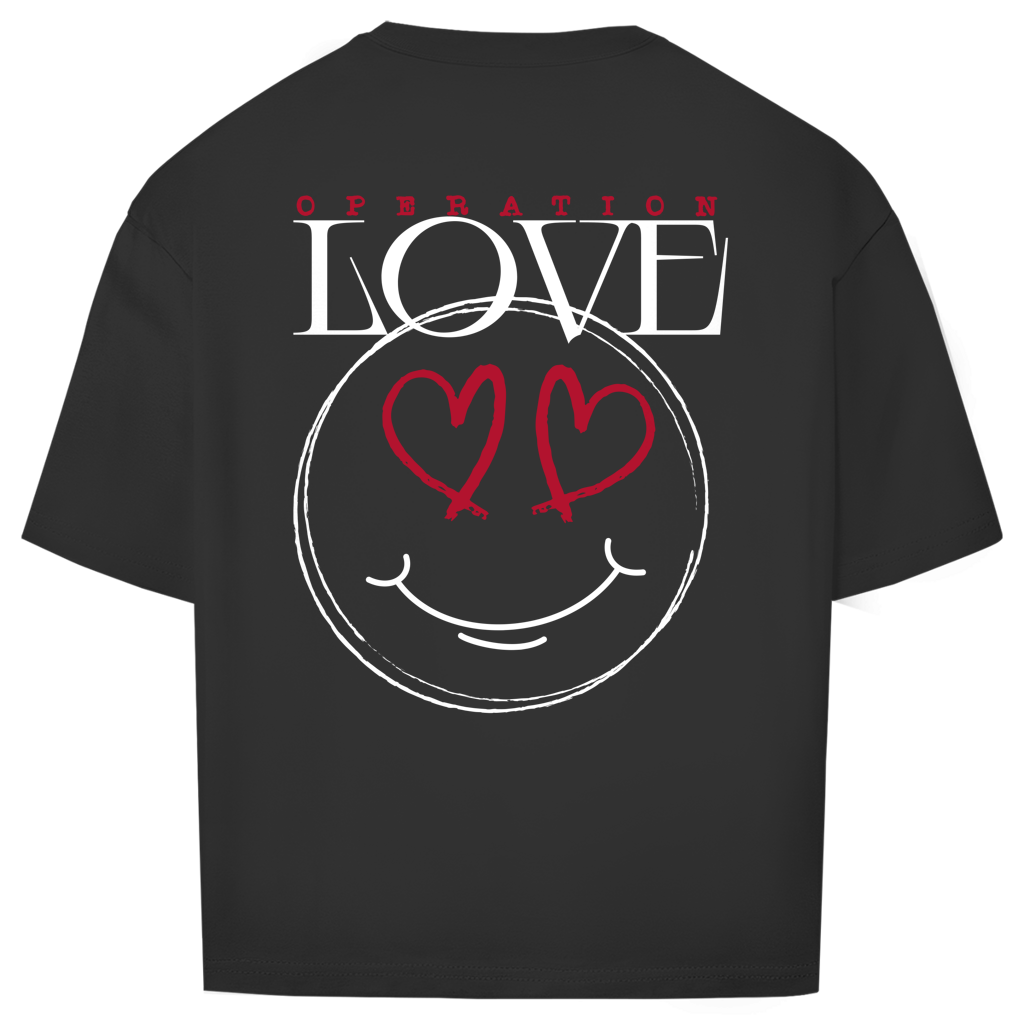 Oversize Shirt Operation Love Black