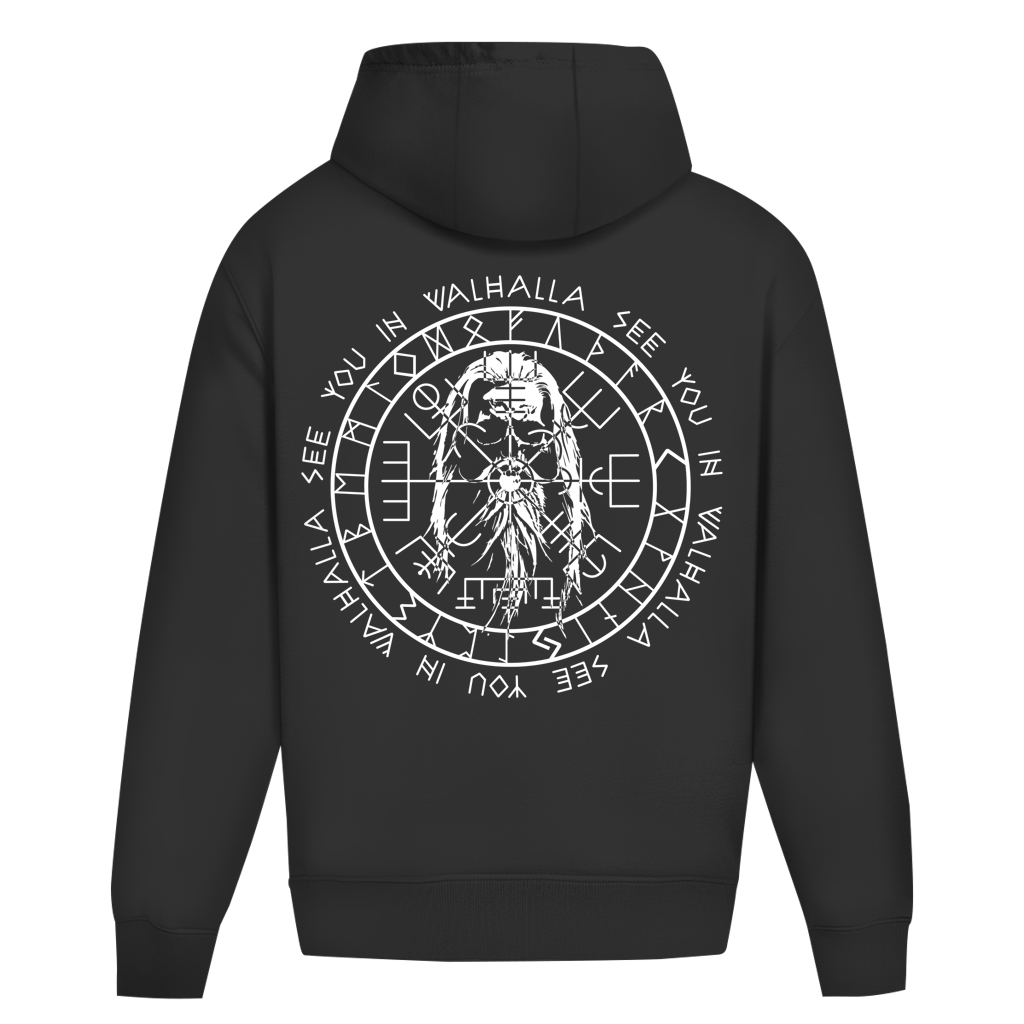 Oversize Hoodie Valhalla Black - State Your Mind