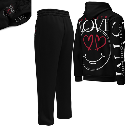 Operation Love Black Street Jogger Set