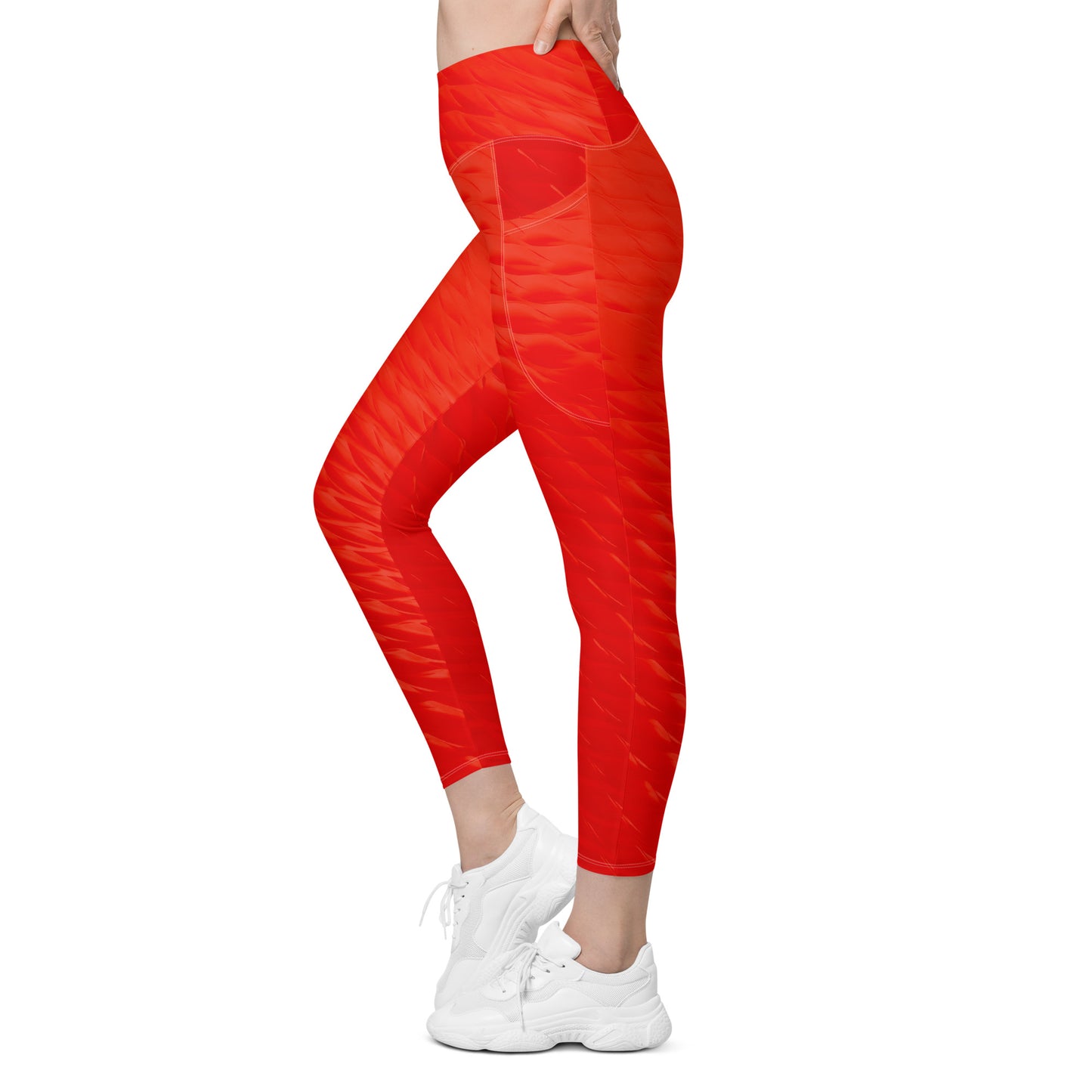 Leggings Orange Honeycomb