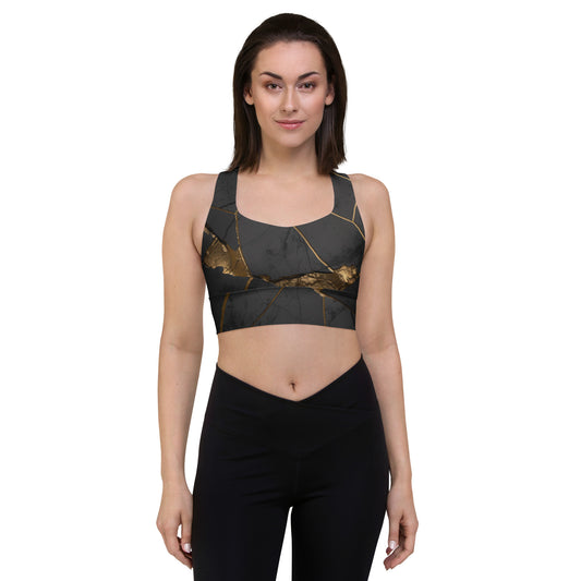 Sport Bra Black&amp;Gold