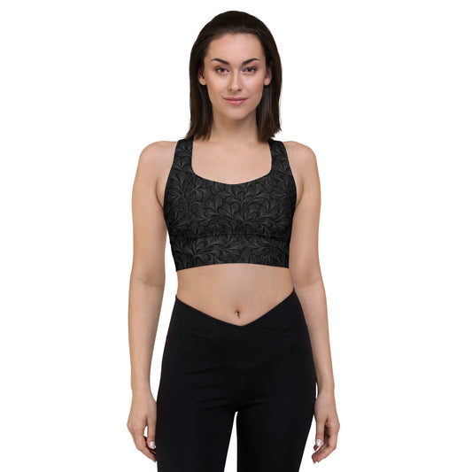 Sport Bra Floral Black