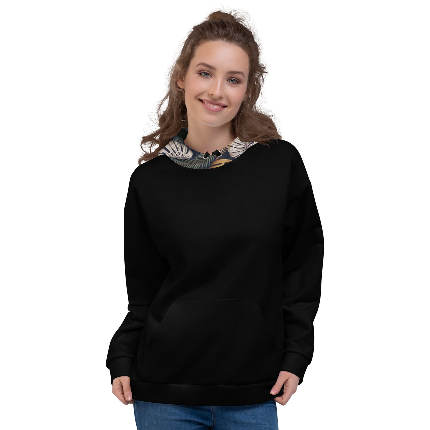 Hoodie Palm Black