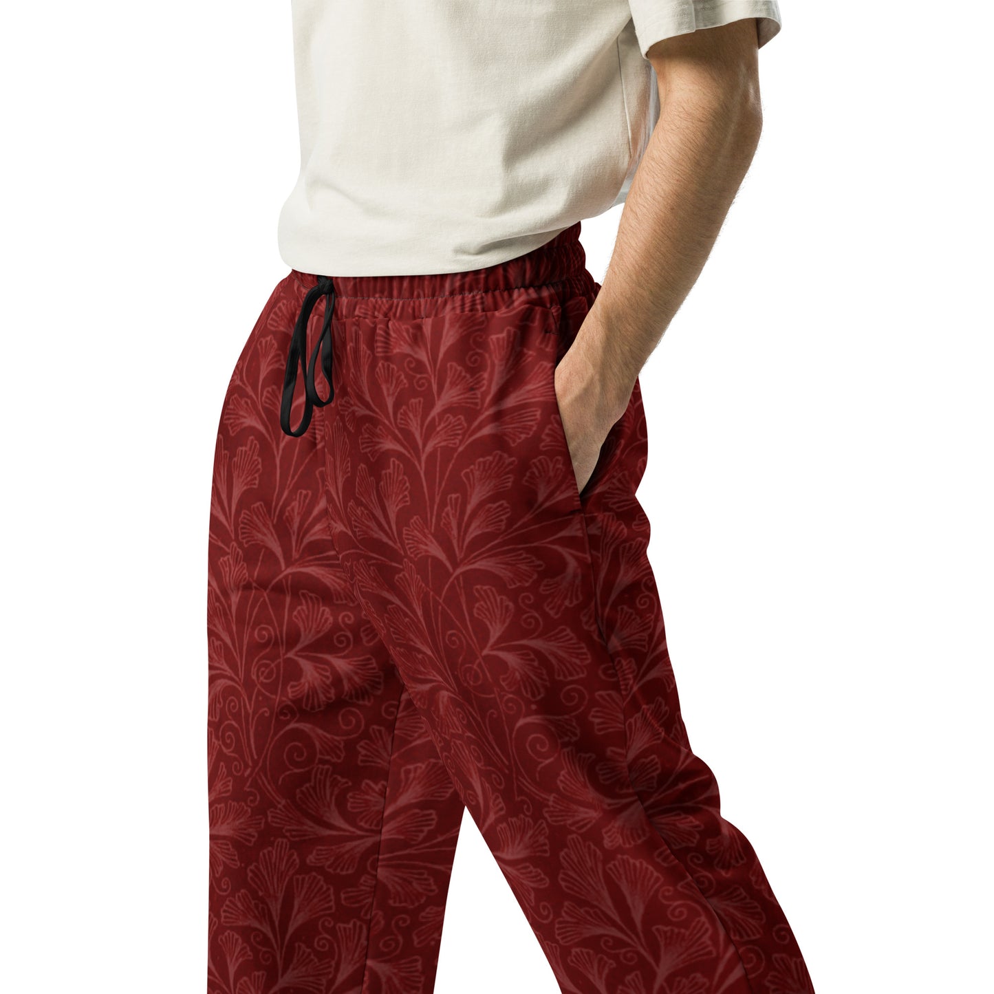 Jogger Floral Bordeaux straight