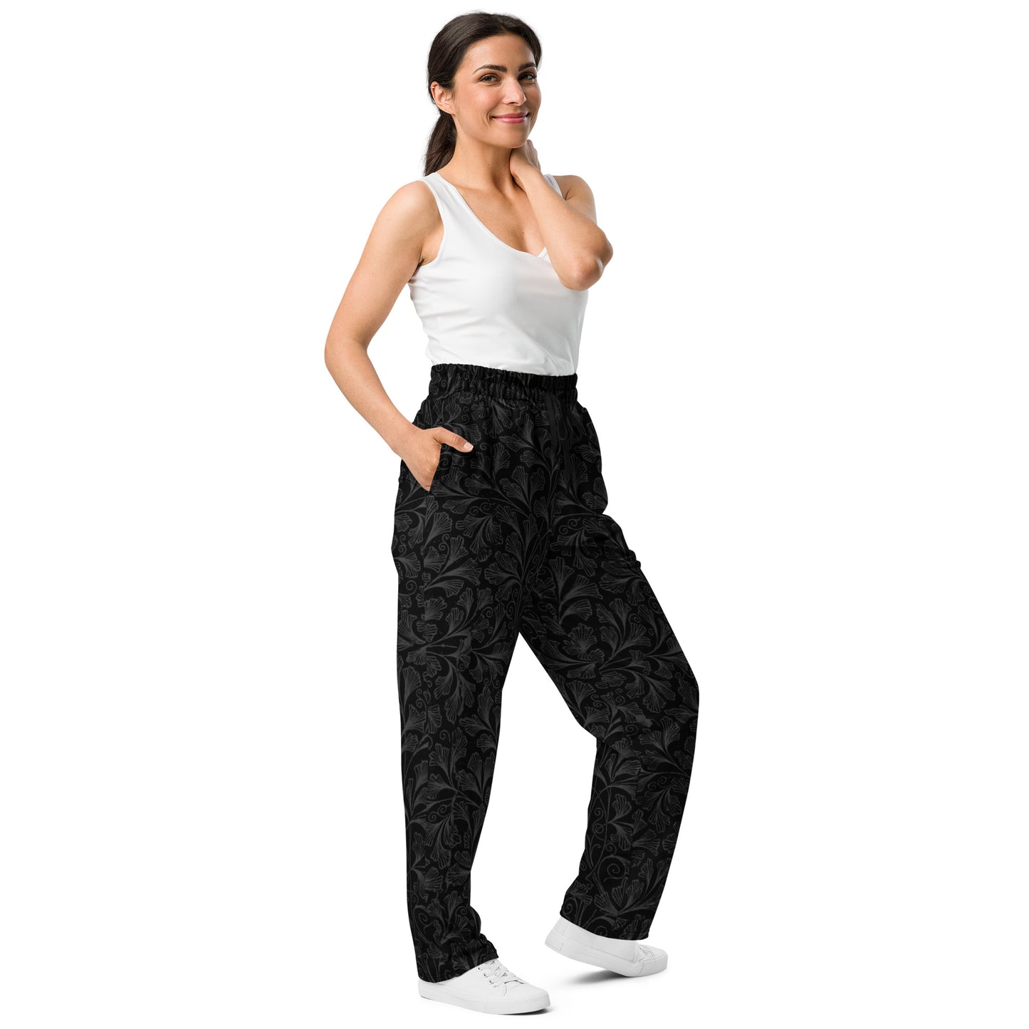 Jogger Floral Black straight