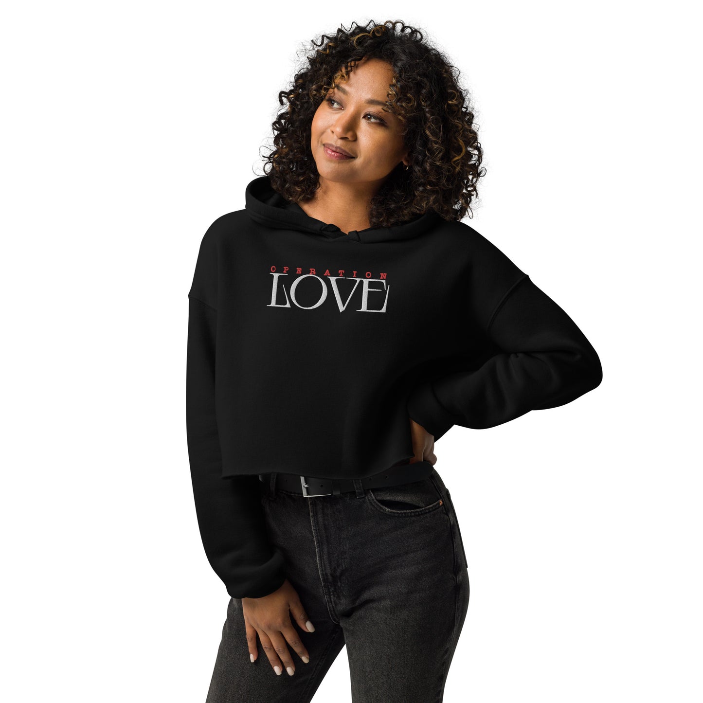 Operation Love Hoodie Cropped
